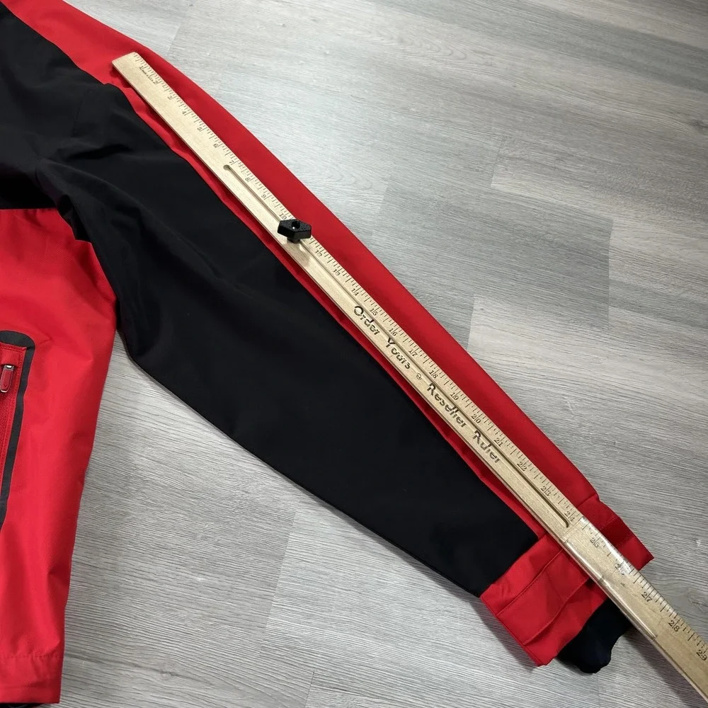 Callaway Weather Series Swing Tech Jacket Mens XL Red 1/4 Zip Golf Windbreaker